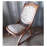Vintage rocking nursing chair