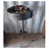 Oil drain on rolling stand