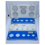 Four Collector Coin Cases