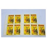 1968 Canada 5-Cent Postage Stamps Depicting
