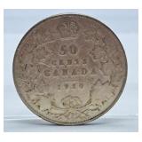 1910 Canada 50 Cent Piece
