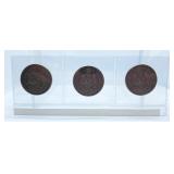 1974, 1975 and 1976 Canada 50 Cent Pieces