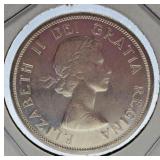 Mint State 1963 Canada One Dollar Coin