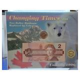Canada 1996 "Changing Times..." Two Dollar
