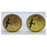 Pair of 2023 Canada Commemorative One Dollar