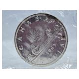1963 Canada One Dollar Coin