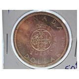 Mint State 1964 Canada One Dollar Coin