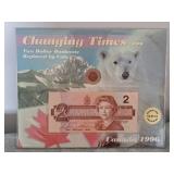 Canada 1996 "Changing Times..." Two Dollar