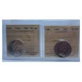 ICCS Graded Proof Like 1966 and 1968 Canada 50