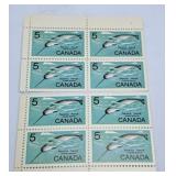 1968 Canada 5-Cent Postage Stamps Featuring a