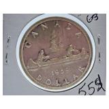 Mint State 1959 Canada One Dollar Coin