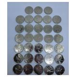 2023, 2024 and 2025 Canada Quarters. 33 in Total.