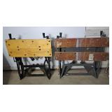 2 adjustable work tables