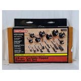 18pc craftsman carbide-tipped router bit set