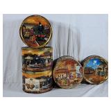 Lot of Jacobsens biscuit tins
