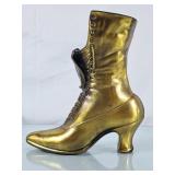 Brass Victorian Boot Planter