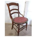 Vintage needle point chair