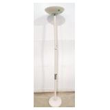 White metal Floor lamp. 71"h