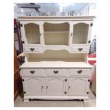 Vintage Painted 2 piece Knetchell hutch