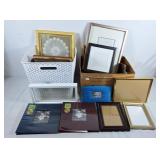 Assorted scrapbooks, photo frames and albums