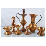 Collection of Copper Decor Pieces