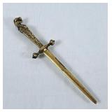 Solid Brass Griffin Head Letter Opener