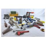 Large tool lot, screwdrivers,wrenches, staple