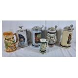 Collectible steins. Great for decor