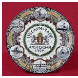 Vintage 1928 Amsterdam Olympiade Plate