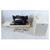 Singer sewing machine with case