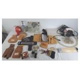 Tool Belt, dowels, softballs paintbrush