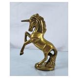 Vintage Solid Brass Unicorn