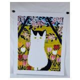 Maud Lewis "Black and White Cat" Print - 20"x24"