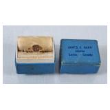 10Kt Gold Ring - Size 2