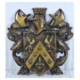 Vintage medieval-style coat of arms