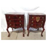 Gibbard serpentine front, 3 drawers and