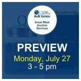 Preview is Monday, July 27, 2026, at 3 ï¿½ 5 pm