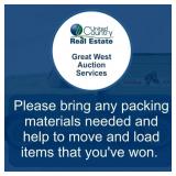 PLEASE BRING HELP & PACKING SUPPLIES!