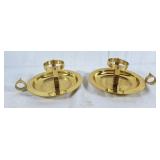 Partylite Brass Ships Bell Candle Holder