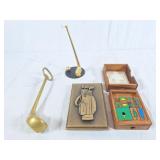 Golf club bottle opener, rain tree hole in one