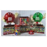 M&m tins and m&m dispenser lot