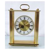 Lovely Brass Seiko Quartz Carriage Clock - 11.5"H