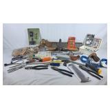 Large lot of various tools and hardware, pliers,