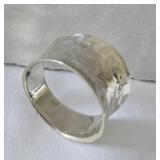 ATI 925 Sterling Silver wide band Ring
