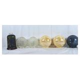 Acorn shaped light shades, bubble light shades