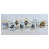 Assorted mugs! Great barware decor!