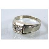 10Kt Diamond Ring - Sz 10