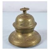 Vintage Brass Elephant Claw Bell