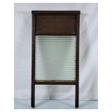 Vintage Glass Washboard