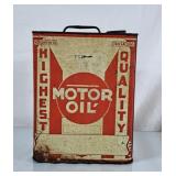 Vintagr Motor Oil Tin